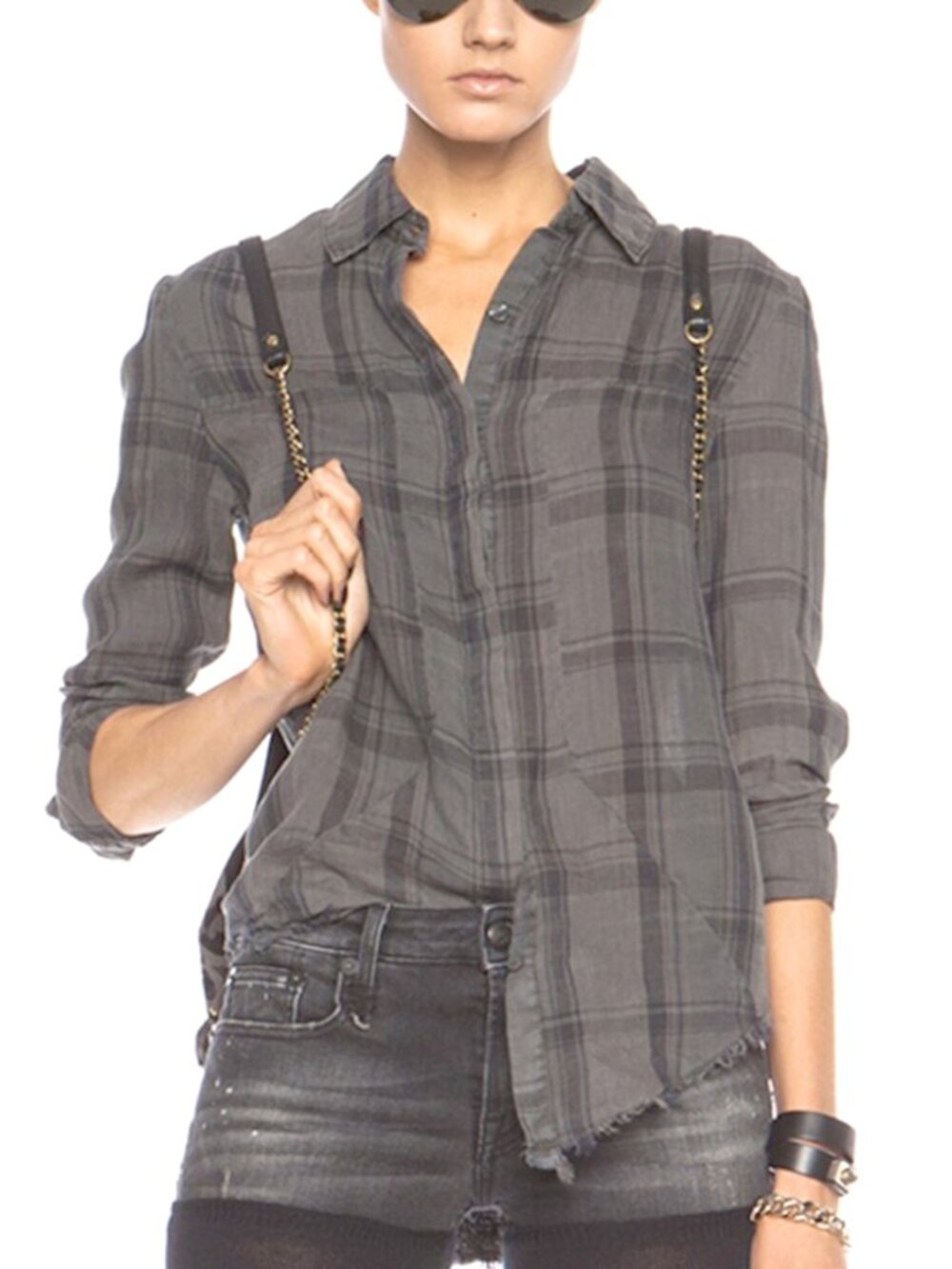 RtA Revolve Industrial 100% Linen Button Down (XS)